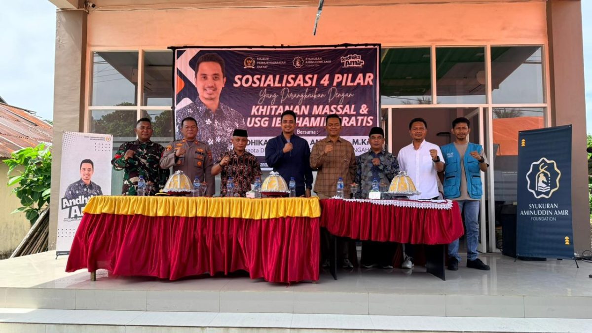 Dipimpin Andhika Mayrizal Amir, Yayasan SAAF Gelar Khitanan Masal dan USG Ibu Hamil di Wilayah Balut