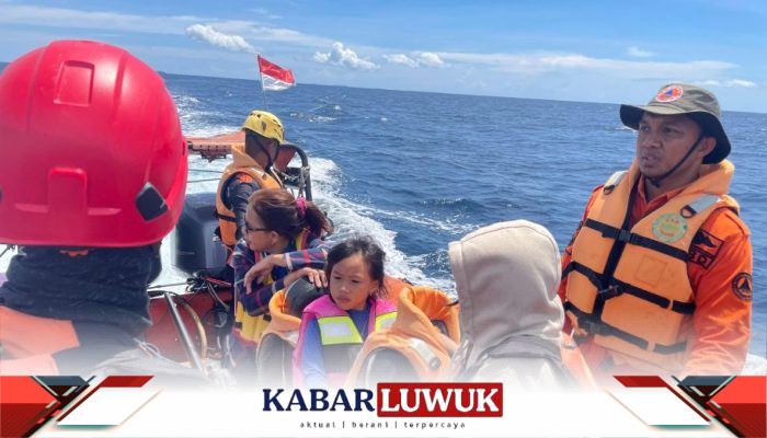 Long Boat Mati Mesin di Perairan Banggai Laut, Lima Penumpang Selamat