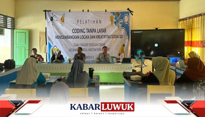 Tingkatkan Kapasitas Guru di Banggai, DSLNG Gelar Pelatihan AI, Coding Unplugged, dan Growth Mindset