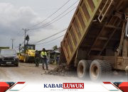 IMIP Benahi 10 Titik Sepanjang 1,2 Km Ruas Trans Sulawesi