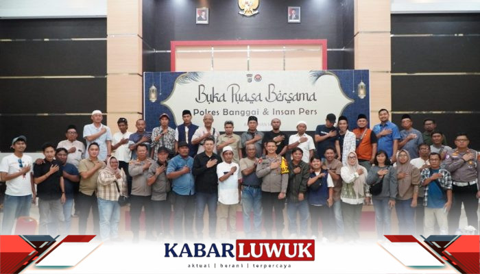 Kapolres Banggai Bangun Chemistry Bareng Wartawan, Buka Puasa Penuh Kekeluargaan di Ramadhan