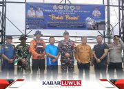 Lanal Palu Pos AL Luwuk Laksanakan Gerakan Indonesia ASRI, Bersihkan Pantai Teluk Lalong