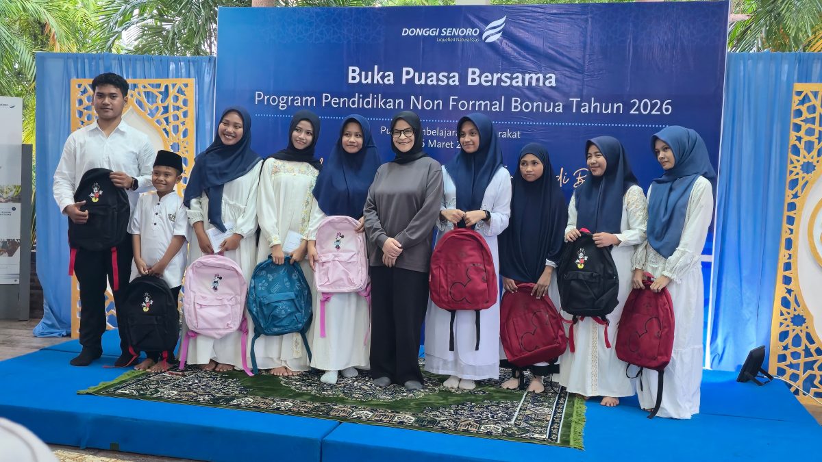 Anak-anak Bonua Tampil Percaya Diri di Acara Buka Puasa Bersama DSLNG