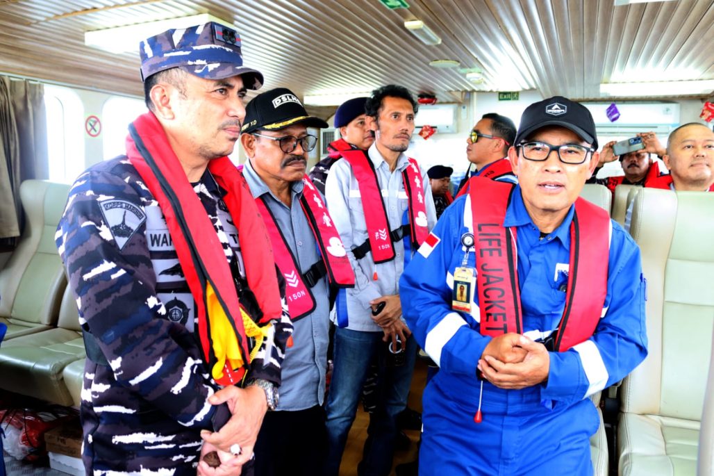 Danlanal Palu Kunjungi Kilang DSLNG