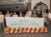 Tebar Berkah Ramadan, IMIP Salurkan 1.229 Paket Sembako