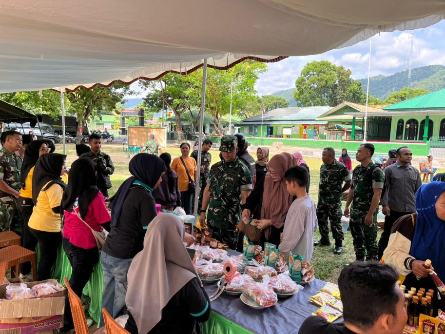 Jelang Lebaran, Kodim 1308/LB Gelar Bazar Ramadhan