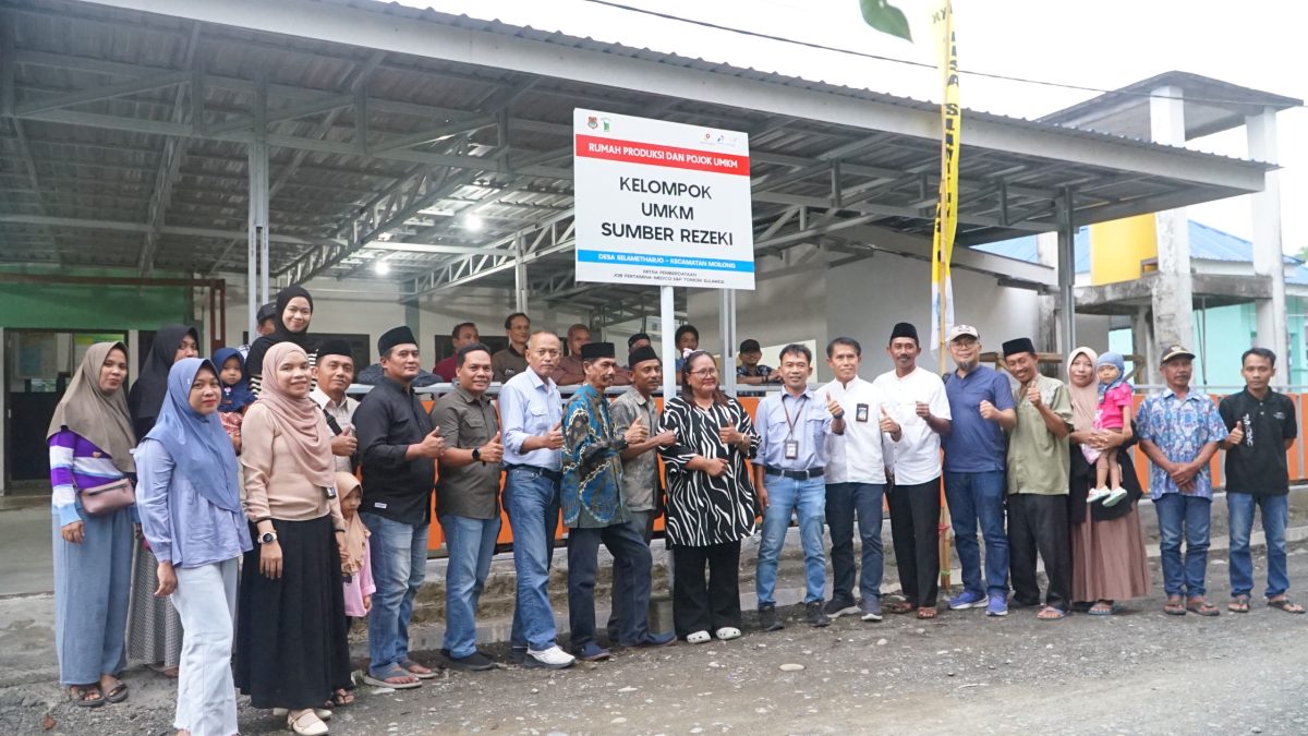 JOB Tomori Dorong Kemandirian Ekonomi, Serahkan Rumah Produksi untuk UMKM Slametharjo