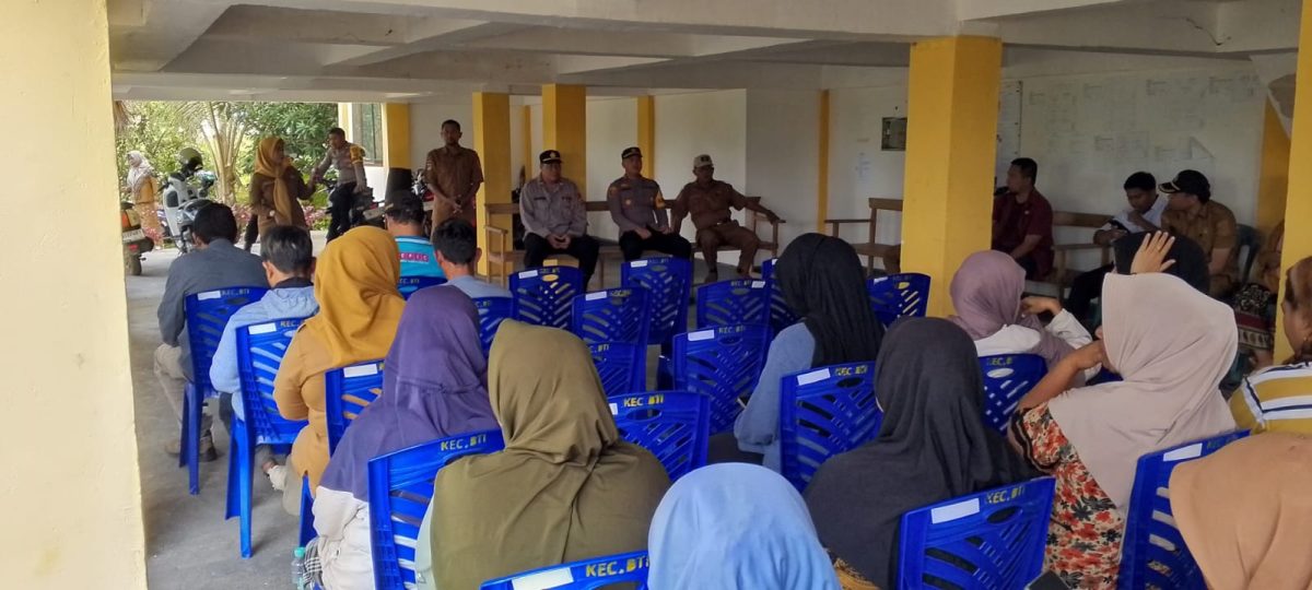 Populasi Lalat Ternak Ayam Meningkat, Polsek Batui dan Forkopimcam Gelar Pertemuan