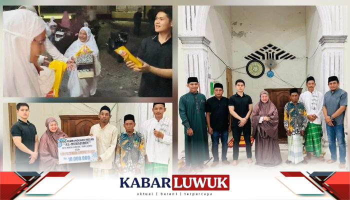 Gerindra Banggai Memulai Safari Ramadhan di Toili Barat, PT KLS Bantu Masjid dan Salurkan Minyak Goreng