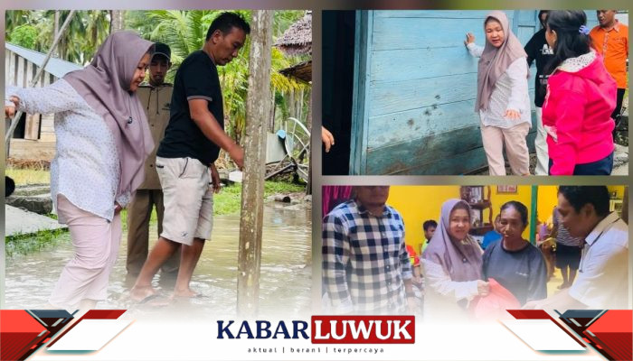 Gerak Cepat, Gerindra Banggai Kunjungi Korban Banjir di Batu Mandi Balantak Utara