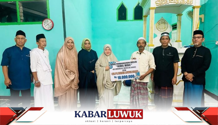 Ramadhan Berkah, PT KLS kembali Salurkan Bantuan Pembangunan Masjid di Moilong