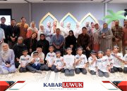 Hangatnya Ramadhan, DSLNG Berbagi Kebahagiaan Bersama Anak Yatim