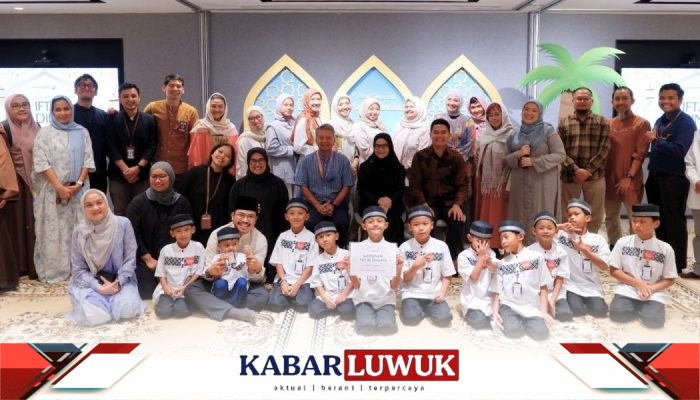 Hangatnya Ramadhan, DSLNG Berbagi Kebahagiaan Bersama Anak Yatim
