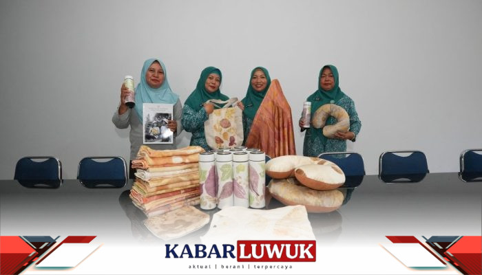 IMIP Inisiasi Kerajinan Ecoprint, Pacu Ekonomi Kreatif Lokal