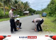 Polisi Olah TKP Lakalantas di Bunta Banggai, Satu Meninggal