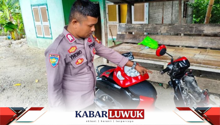 Kecelakaan Tunggal di Nambo Banggai, Pemotor Terjatuh Gegara Hilang Konsentrasi