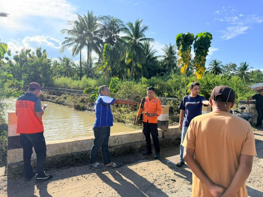 Andhika Amir Bersama BPBD Sulteng Tinjau Langsung Lokasi Banjir di Banggai