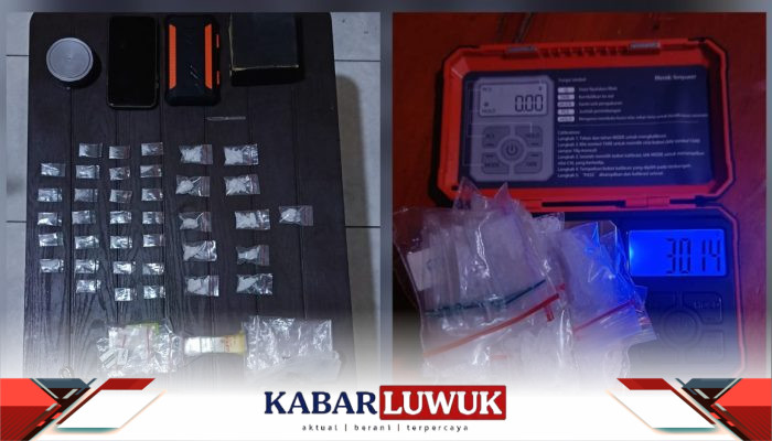 Polres Banggai Tangkap Pengedar Sabu, Sita 37 Paket