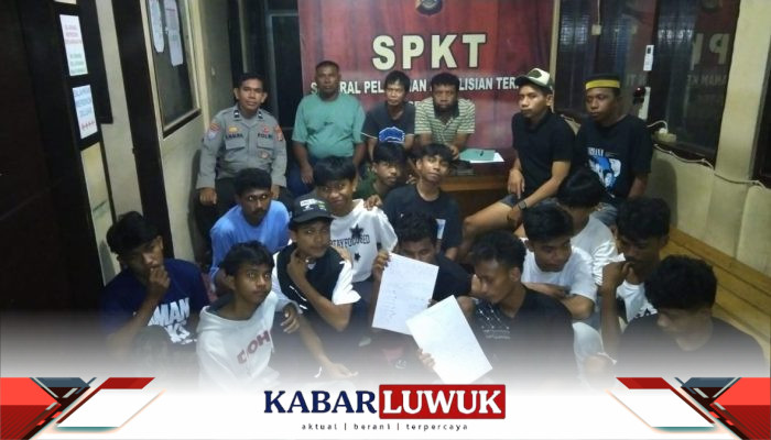 Tawuran Antar Kelompok Remaja di Luwuk, Polisi Lakukan Mediasi