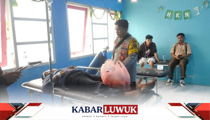 Gegara Belok Mendadak Emak-emak di Bunta Tertabrak