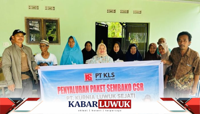 PT KLS Kembali Salurkan Bantuan Sembako di Tiga Desa Toili Barat serta Bantuan Ponpes Tahfidz di Toili