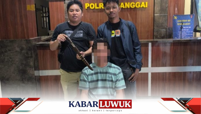 Tagih Utang Pakai Parang, Remaja Asal Luwuk Utara Diamankan Polisi