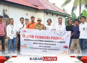 JOB Tomori Peduli Bergerak Cepat, Bantu Korban Kebakaran di Desa Masing