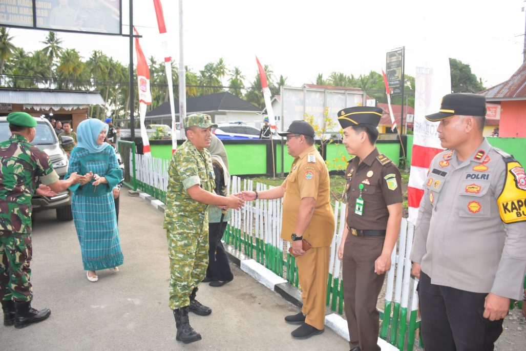Danrem 132/Tadulako Kunjungi Koramil 1308-02/Bunta, Tegaskan Profesionalisme dan Kedekatan dengan Rakyat