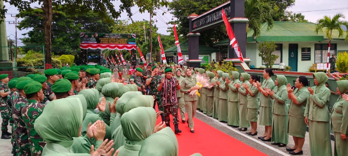 Danrem 132/Tadulako Laksanakan Kunjungan Kerja ke Kodim 1308/LB, Tekankan Disiplin dan Solidaritas Prajurit