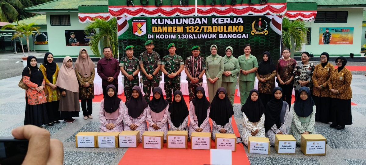 Danrem 132/Tadulako Laksanakan Kunjungan Kerja ke Kodim 1308/LB, Tekankan Disiplin dan Solidaritas Prajurit