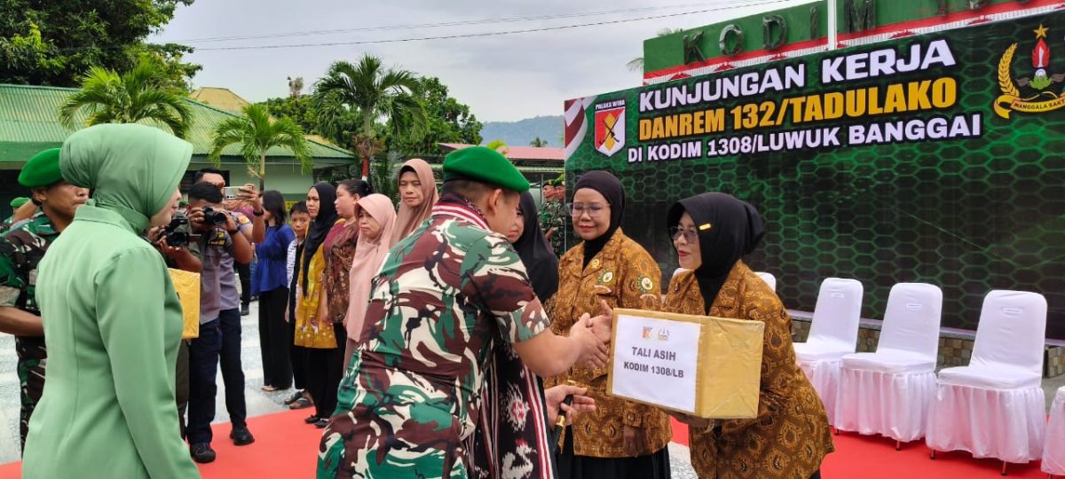Danrem 132/Tadulako Laksanakan Kunjungan Kerja ke Kodim 1308/LB, Tekankan Disiplin dan Solidaritas Prajurit