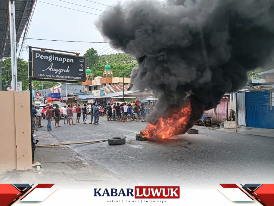 Ratusan Warga Maahas Gelar Aksi Protes Tuntut Pelaku Pengeroyokan Ditangka