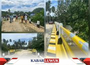 Rp4 Miliar Digelontorkan, Jembatan Baya Baru 3 Bulan Sudah Kusam, Oprit Dinilai Tak Sesuai Standar