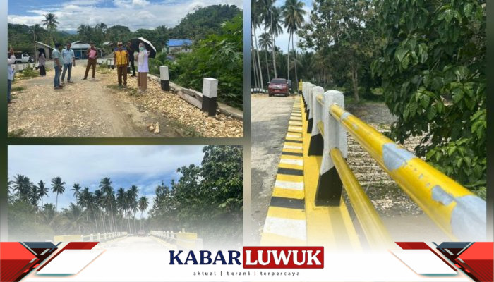 Rp4 Miliar Digelontorkan, Jembatan Baya Baru 3 Bulan Sudah Kusam, Oprit Dinilai Tak Sesuai Standar