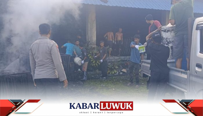 Kebakaran di Pabrik Briket PT Eco Coco Pagimana, Polisi Datangi TKP