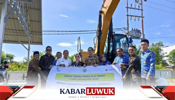 PT MTI Perkuat Komitmen ESG Lewat Hibah Excavator untuk Morowali