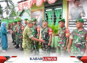 Danrem 132/Tadulako Kunjungi Koramil 1308-02/Bunta, Tegaskan Profesionalisme dan Kedekatan dengan Rakyat
