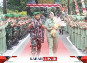 Danrem 132/Tadulako Laksanakan Kunjungan Kerja ke Kodim 1308/LB, Tekankan Disiplin dan Solidaritas Prajurit