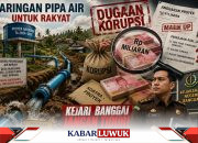 Kejari Banggai Jangan Tidur, Dugaan Tipikor Proyek Air Bersih Miliaran Rupiah Jadi Sorotan