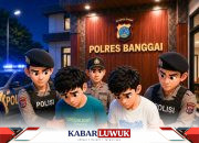 Polisi Amankan Dua Remaja Terduga Pelaku Penggeroyokan di Kota Luwuk