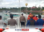 KM Tokitoki 01 Terbakar di Teluk Lalong Luwuk