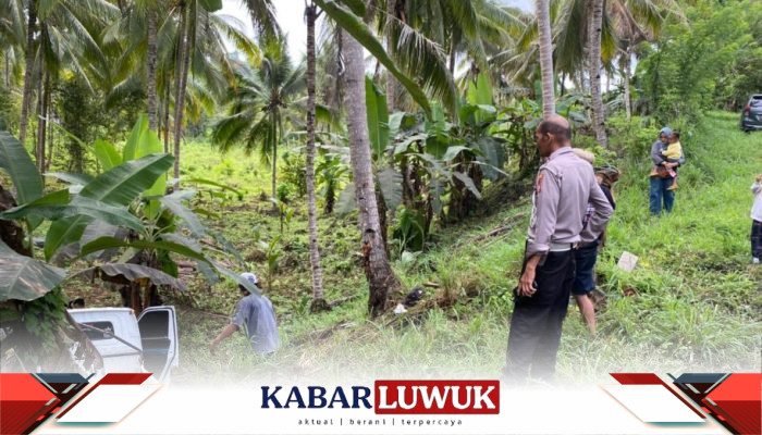 Satlantas Polres Banggai Evakuasi Mobil Terperosok ke Jurang