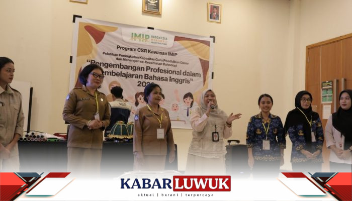 IMIP Latih 150 Guru Se-Bahodopi untuk Penguatan Kapasitas Bahasa Inggris