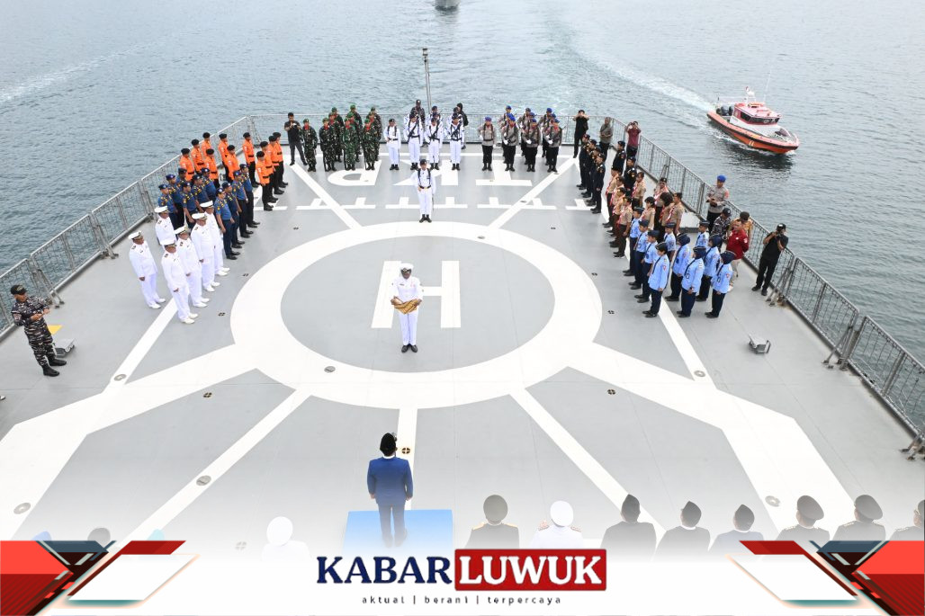 Tabur Bunga di Teluk Palu, Gubernur Anwar Hafid Apresiasi Kemanunggalan TNI AL Lewat Operasi Trisila-26