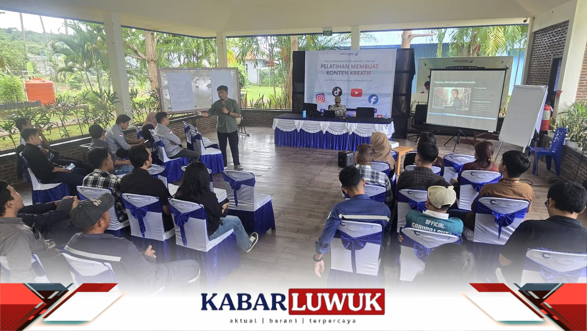 Kuatkan Kapasitas Karang Taruna, DSLNG Gelar Pelatihan Membuat Konten Kreatif