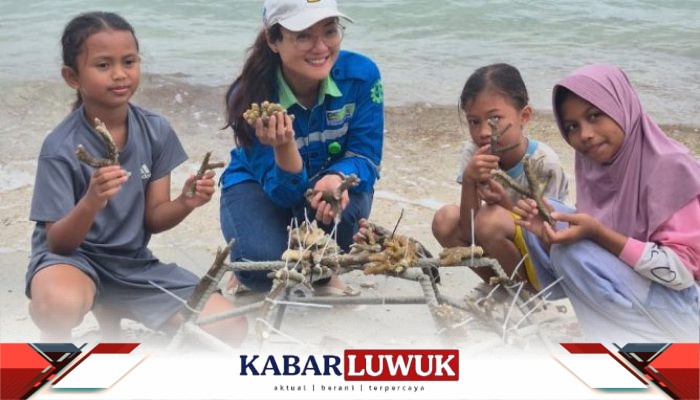Peringati Hari Lingkungan Hidup Sedunia, PT PAU dan Banggai Corallium Transplantasi 300 Bibit Karang di Tanjung Tuwis