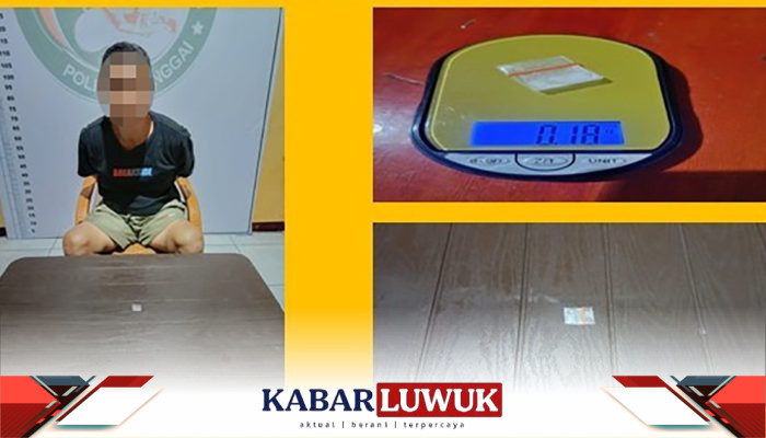 Terlibat Narkoba, Polisi Ringkus Oknum Perangkat Desa di Balantak Utara