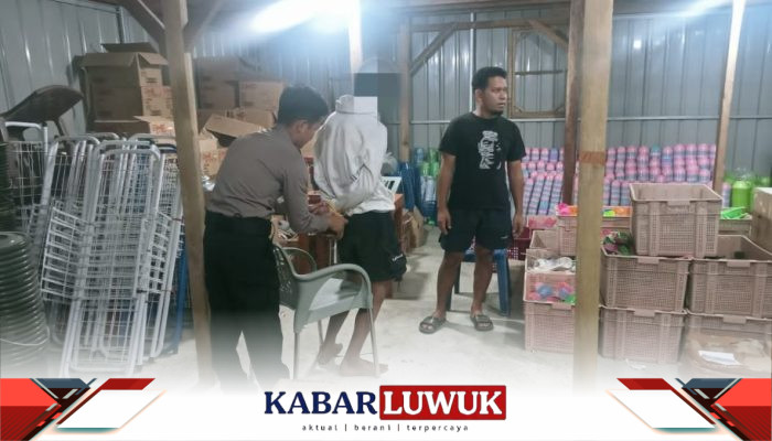 Cukup 20 Menit Polres Banggai Ungkap Kasus Pencurian di Tanjung Tuwis