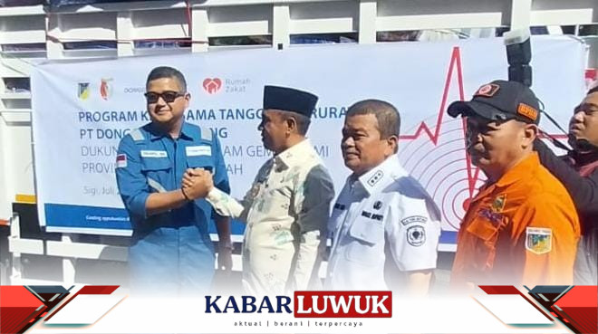 DSLNG Salurkan Bantuan bagi Masyarakat Terdampak Gempa Sulawesi Tengah