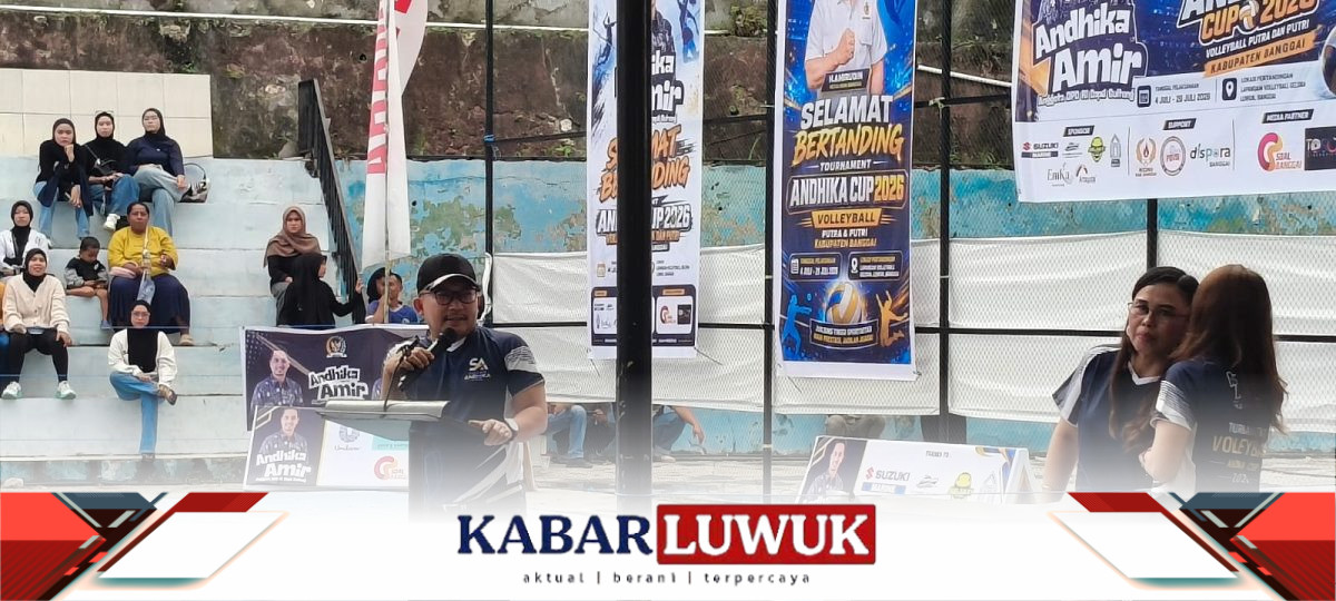 Bupati Banggai Buka Turnamen Andhika Cup 2026, Jadi Ajang Pencarian Bakat Atlet Voli